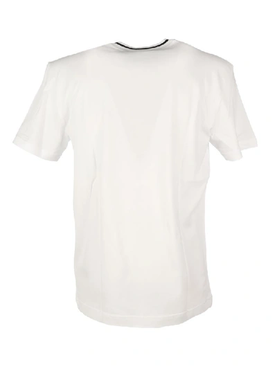 Shop Dolce & Gabbana Crewneck Short Sleeves In Optic White