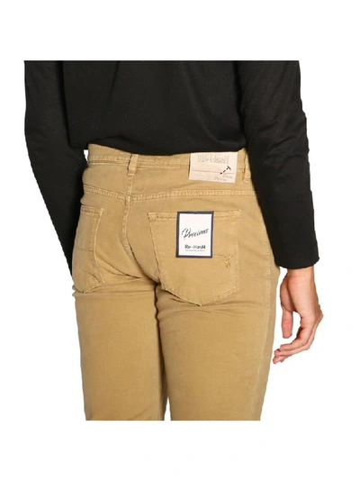 Shop Re-hash Pants Pants Men  In Beige