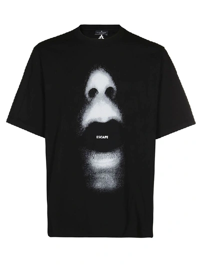 Shop Marcelo Burlon County Of Milan Short Sleeve T-shirt In Black