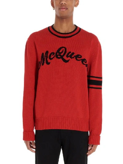 Shop Alexander Mcqueen Sweater In Red