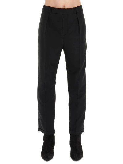 Shop Saint Laurent Pants In Black