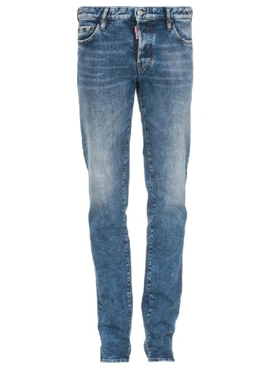 Shop Dsquared2 Slim Jean In Blu