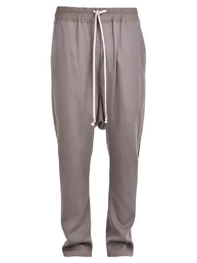 Shop Rick Owens Grey Trousers