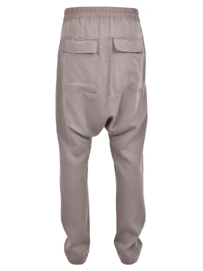 Shop Rick Owens Grey Trousers
