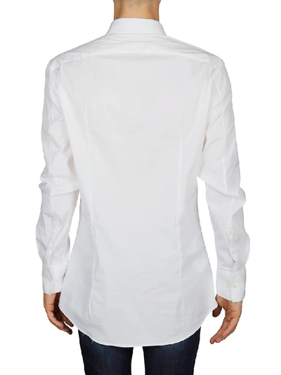 Shop Neil Barrett Chain Detail Shirt In White