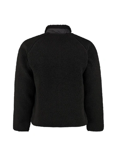 Shop Carhartt Wip Prentis Liner Fleece Bomber Jacket In Black