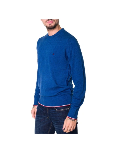 Shop Tommy Hilfiger Tommy Hilfigher Sweater In Blue