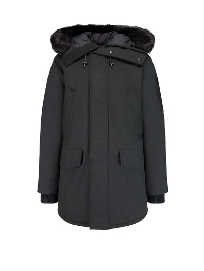 Shop Kenzo Padded Coat In Black