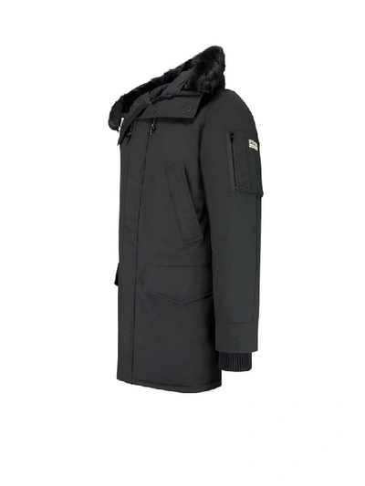 Shop Kenzo Padded Coat In Black