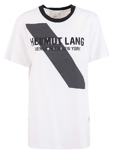 Shop Helmut Lang Sash Standard T-shirt In Chalk White