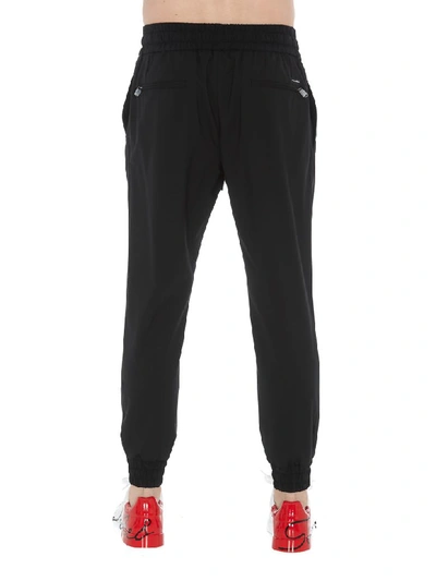 Shop Dolce & Gabbana Logo Track Pants In Black