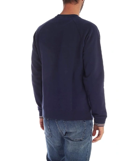 Shop Fila Cotton Sweatshirt In Blue