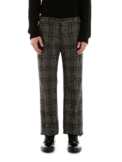 Shop Dolce & Gabbana Tartan Trousers In Quadri Check Tartan (brown)