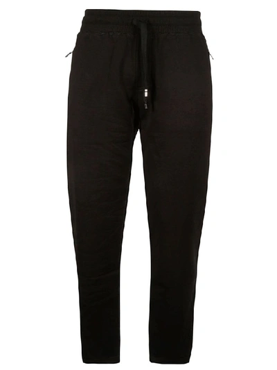 Shop Dolce & Gabbana Regular-fit Track Pants In Black