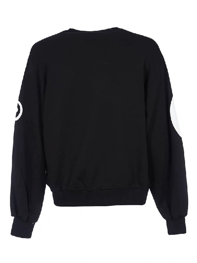 Shop Gcds Logo Print Sweatshirt In Nero