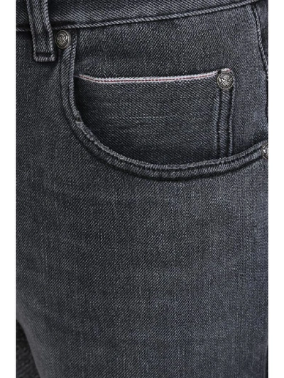 Shop Balmain Jeans In Black Denim