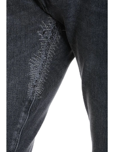 Shop Balmain Jeans In Black Denim