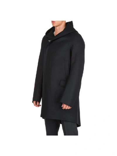 Shop Rick Owens Sisy Coats In Nero