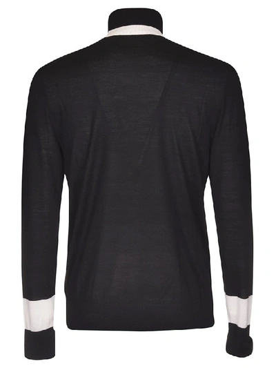 Shop Neil Barrett Turtleneck Sweater In Black