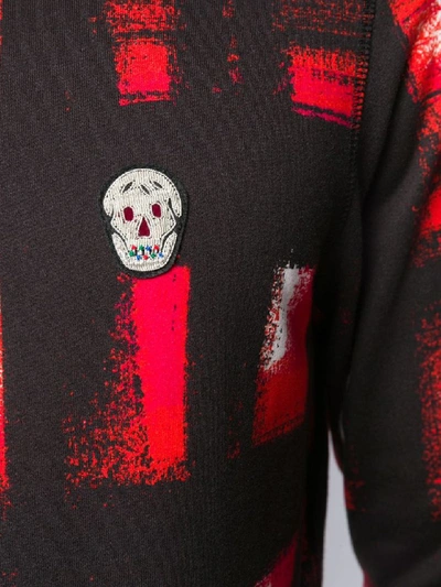 Shop Alexander Mcqueen Sweatshirt In Black/red