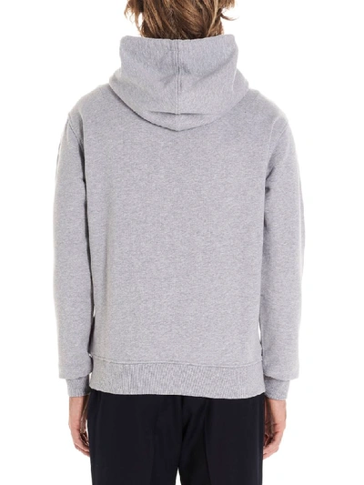 Shop Ami Alexandre Mattiussi Hoodie In Grey