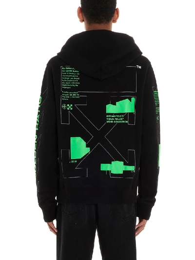 Shop Off-white Arch Shapes Hoodie In Black