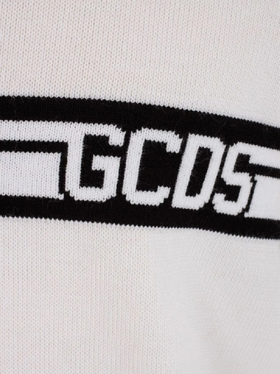 Shop Gcds Sweater L/s Turtle Neck In White