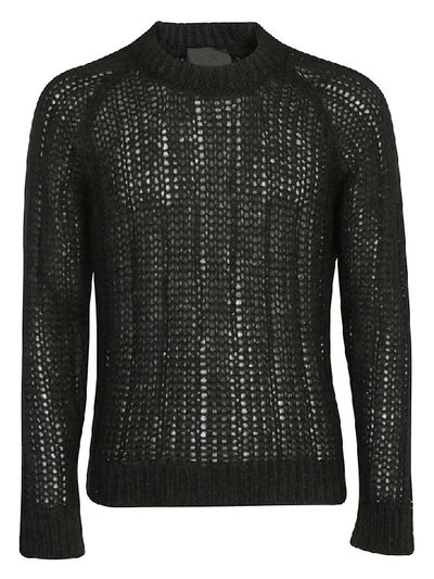 Shop Prada Sweater In Nero