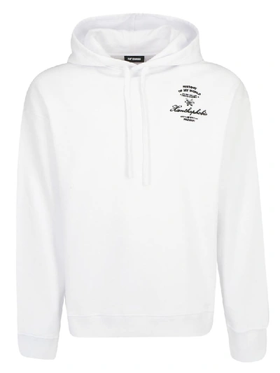 Raf Simons Embroidered Xanthophobic Hoodie In White | ModeSens