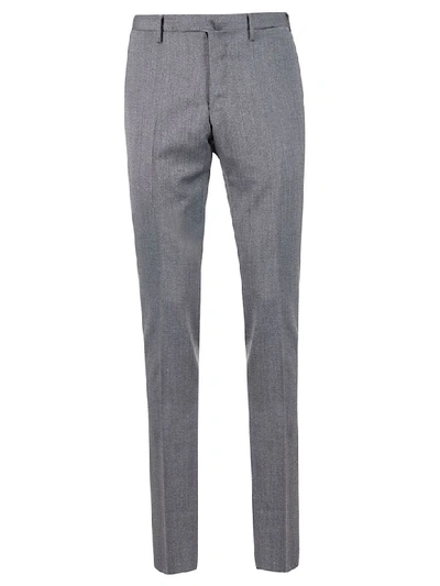 Shop Incotex Tailored Trousers In Grey