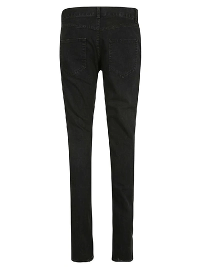 Shop Saint Laurent Skinny Fit Jeans In Black