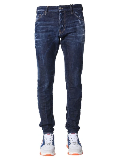 Shop Dsquared2 Cool Guy Jeans In Blu