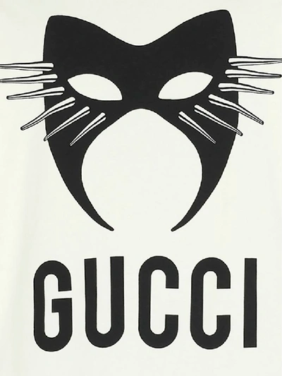 Shop Gucci Mask T-shirt In Beige