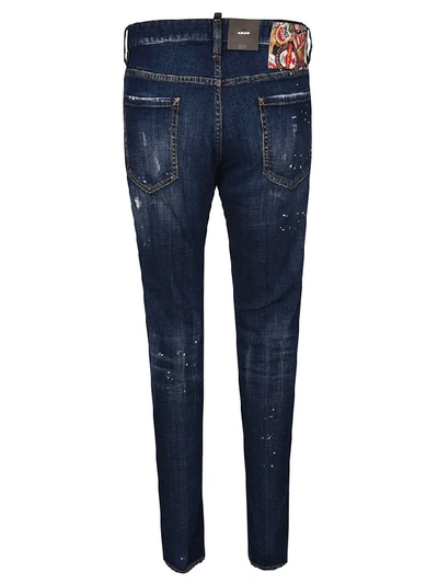 Shop Dsquared2 Skinny Jeans In Blue