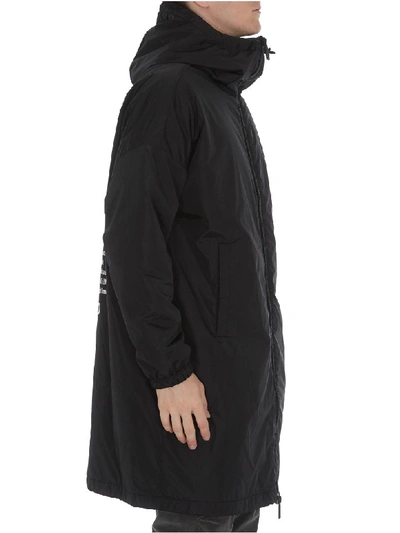 Shop Dsquared2 Raincoat In Black