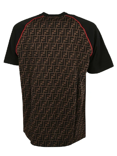 Shop Fendi Short Sleeve T-shirt In Multicolor