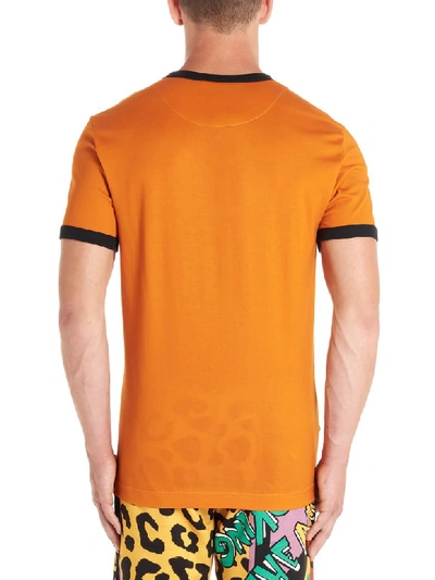 Shop Dolce & Gabbana Hero King Forever T-shirt In Orange