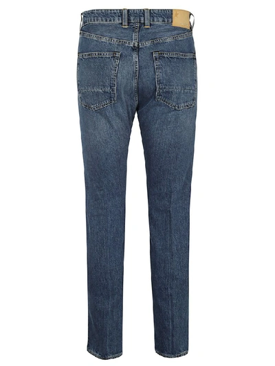 Shop Golden Goose Pant Up Jeans In Middle Blue Wash