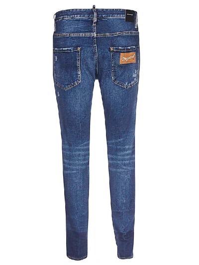 Shop Dsquared2 Skinny Jeans In Blue