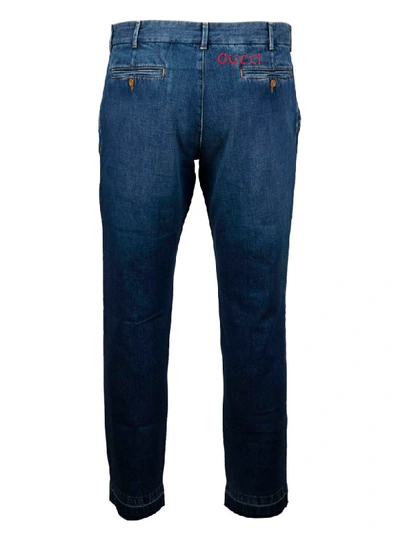 Shop Gucci Jeans In Blue