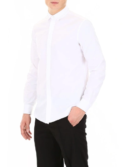 Shop Valentino Rockstud Untitled Shirt In Bianco (white)