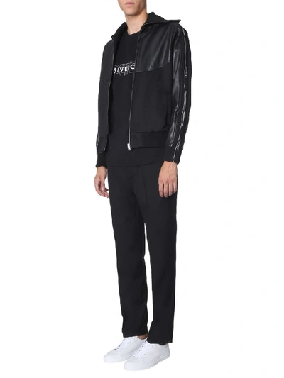Shop Givenchy Jacket With Logo In Nero