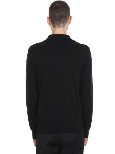 Shop Cmmn Swdn Polo In Black Wool