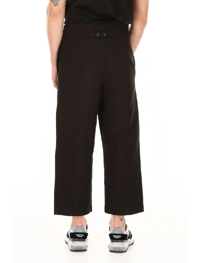 Shop Jil Sander Cropped Trousers In Black (black)
