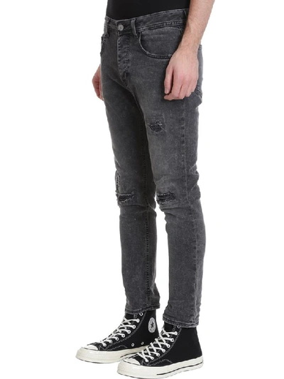 Shop Haikure Cleveland Crop Jeans In Grey Denim