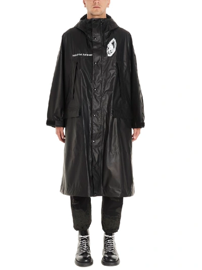 Shop Undercover Coat In Black