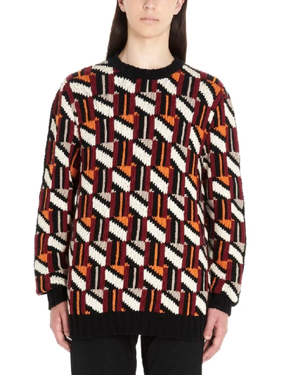 Shop Prada Sweater In Multicolor