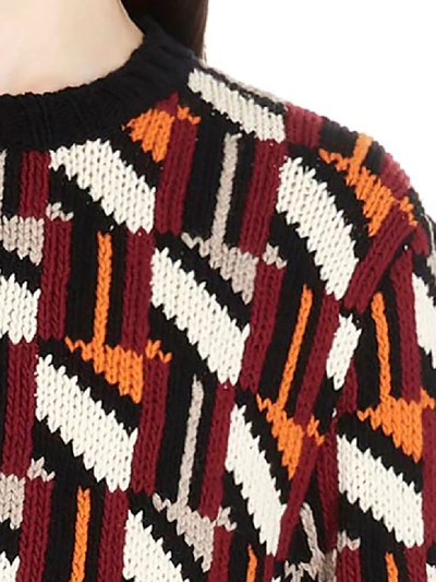 Shop Prada Sweater In Multicolor