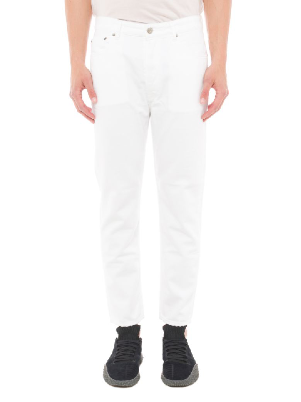 white skinny slacks