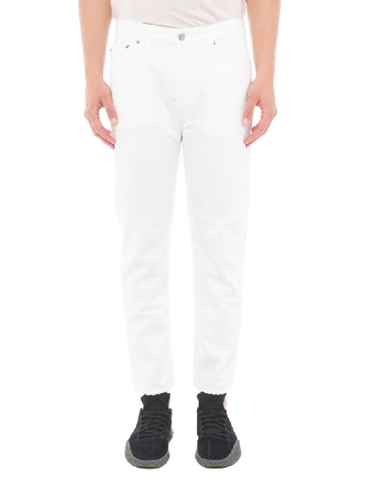 Shop Golden Goose Skinny Trousers In White